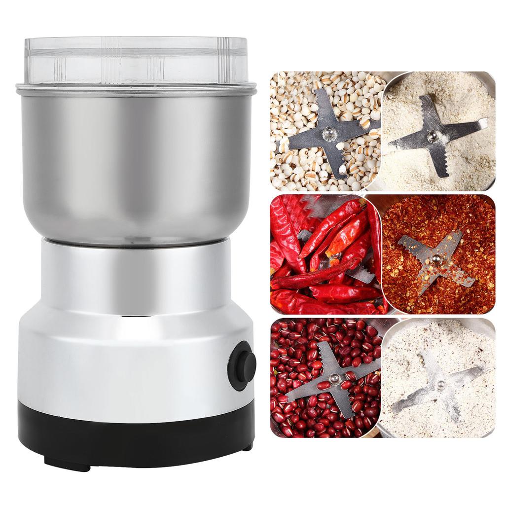 Electric Coffee Grinder Multifunctional for Beans Nuts Grains Spices Powerful Motor Perfect for Home Commercial Use