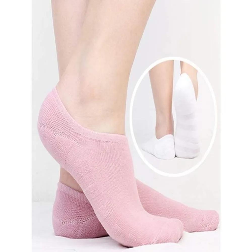 Women's Invisible Double-Pile Footies (Select 1 of 5) Triple-Layer Silicone Made in Korea