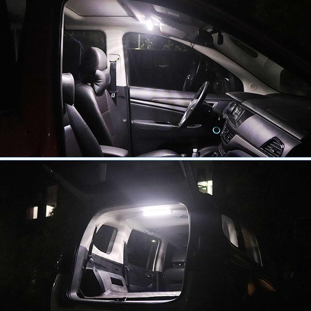 1/2/4 Stück 12 V LED-Innenraumlichtleiste für Autos, helles weißes Lichtrohr mit Schalter für Wohnmobil, Boot, Van, LKW, Wohnwagen