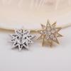 Stylish Sunflower Brooch – Unisex Luxury Micro-Paved Zirconia Lapel Pin
