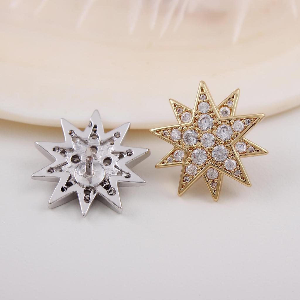 Stylish Sunflower Brooch – Unisex Luxury Micro-Paved Zirconia Lapel Pin