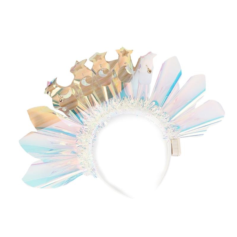 

Adjustable Flashing Headbands with Multicolor Effects for Halloween Party Blingbling Headpiece