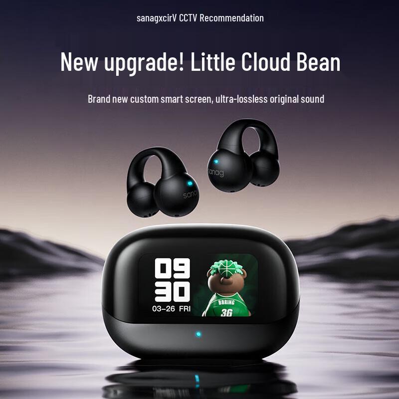 SANAG S2Pro Open-Ear Bluetooth Ear-Clip Sport Headphones