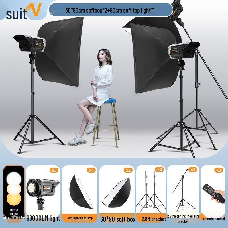 Octagonal Parabolic Softbox Set for Professional Indoor Photography