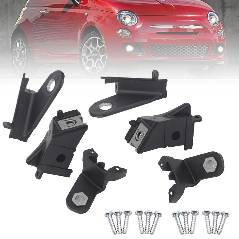 Kit Riparazione Faro Auto Supporto Porta Faro Per Fiat 500 2007 2008 2009 2010 2011 2012 2013 2014 2015 51816681/ 51816682