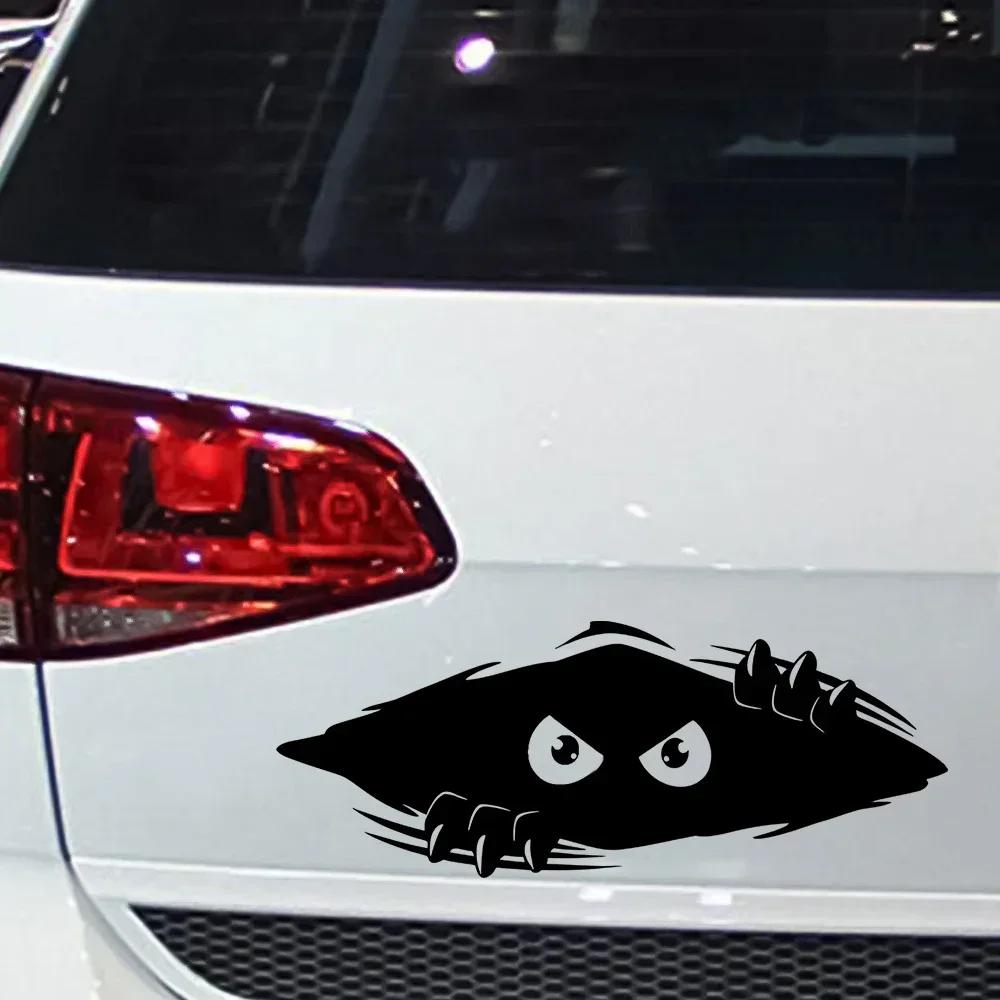 Interesting Peep Monster Car Stickers, Vinyl Film, Decorations, Automatic Style