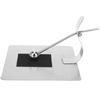 Flat Paper Towel Holder Stainless Steel Business Name Card Clip Decoration Office Supplies