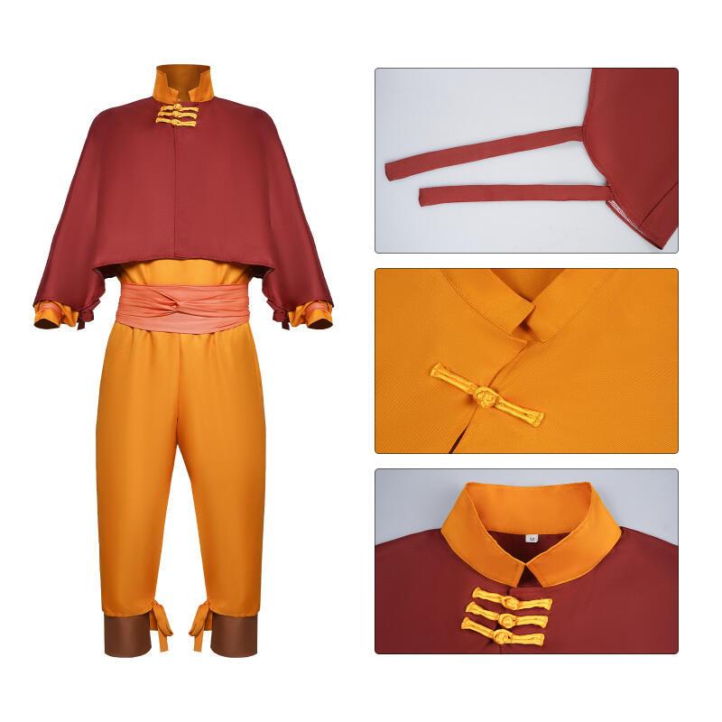 Avatar Der Herr der Elemente Aang Anime Cosplay Kostüm Erwachsenenanzug Outfits Halloween Kostüm