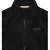 Fear of God Essentials Polarfleece Jacke mit durchgehendem Reißverschluss und Stehkragen Herrenjacke Eisenschwarz FOG-SS22-560