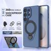 360° Rotating Magnetic Stand Phone Case For Samsung Galaxy S26 S26Plus S26Ultra Wireless Charging Shockproof Protective Cover