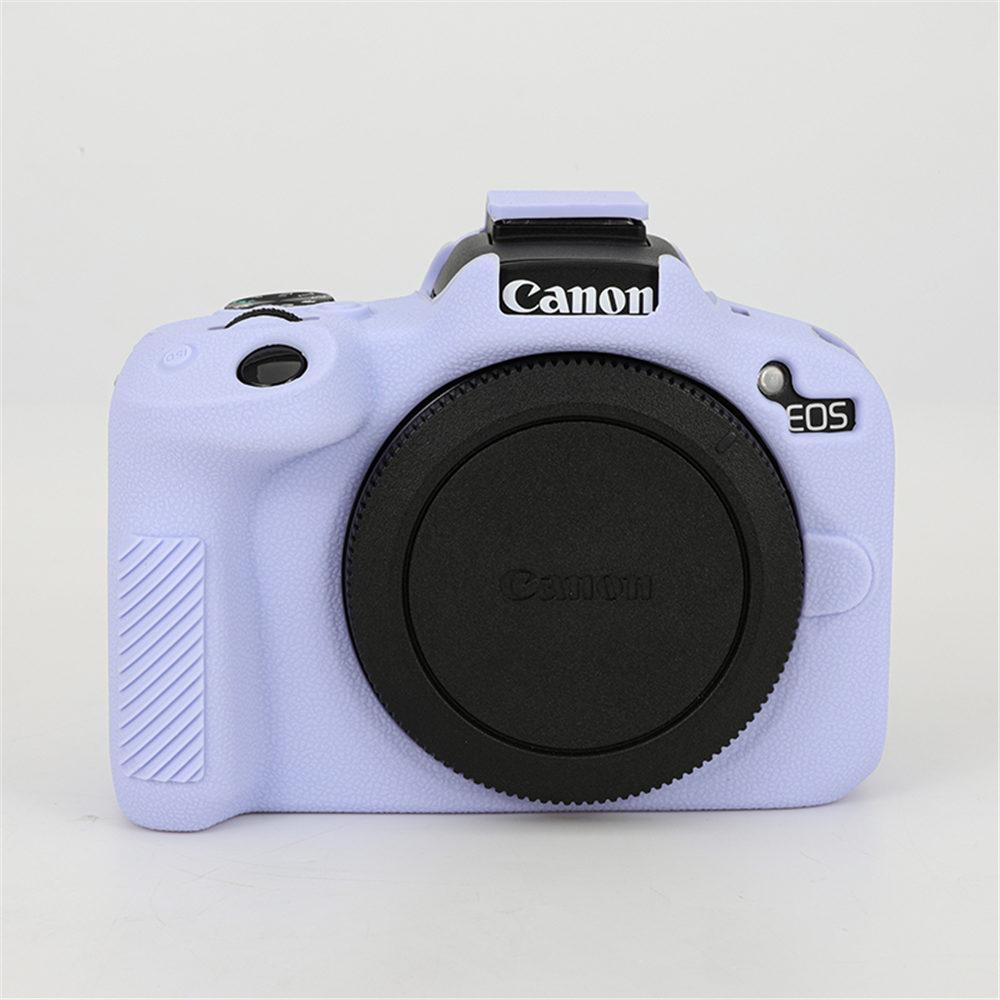 Litchi Pattern R50 Soft Silicone Case Armor Camera Body Cover For Canon EOS R50 EOSR50 Digital Camera Skin