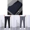 Coolfeel Mens Summer Thin Breathable Stretch Casual Pants With Drawstring Waist For Youth