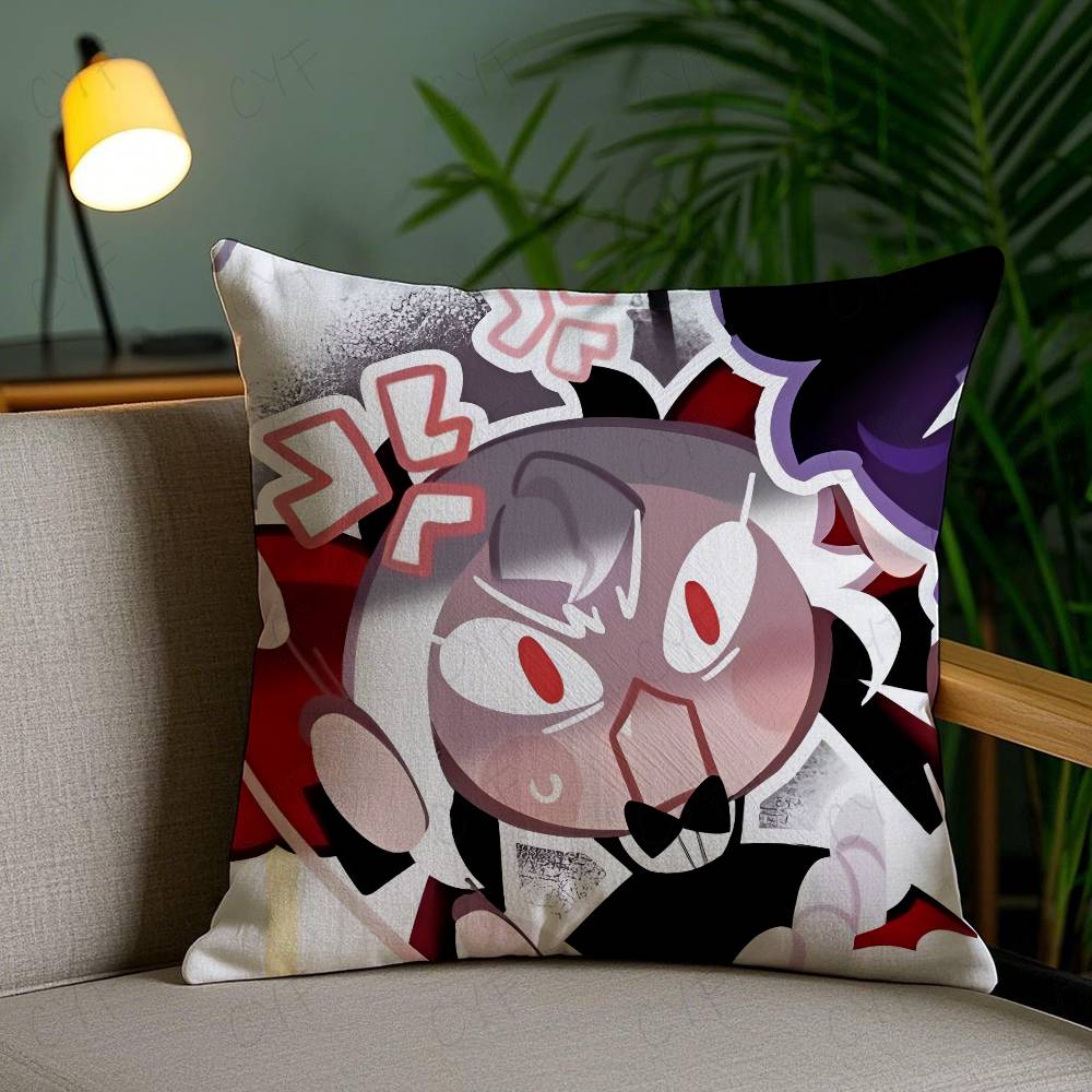 

Game C-Cookie Run Kingdom Pillow Case Safe Custom Photo Pillow, Anti-fade Brushed Fleece Cushion, Maternal & Infant Safe. 16x16Inch