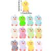 10 / 20pcs Luminous Mini Resin Ducks Tiny Duck Glow in The Dark Compact Miniature Waving Duck Figures Ideal for DO-IT-YOURSELF Fairy Garden