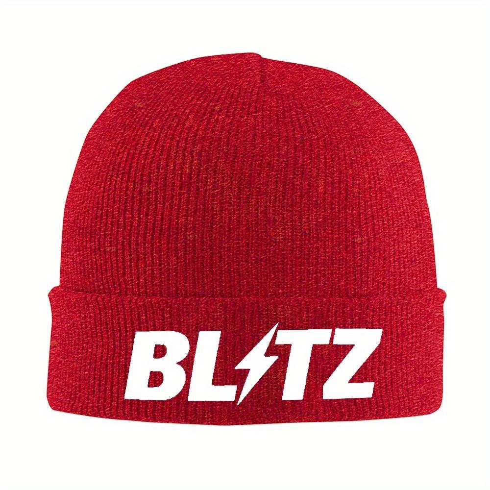 1pc Blitz JDM Knitted Hat Women's Unisex's Beanie Autumn Winter Hats Drifting Motorsport Hondaed Warm Cap
