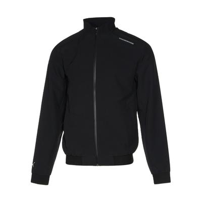 X Collaborazione Porsche Giacca Uomo a Tinta Unita con Collo Alto e Zip giacche Nero Brillante 599671-01