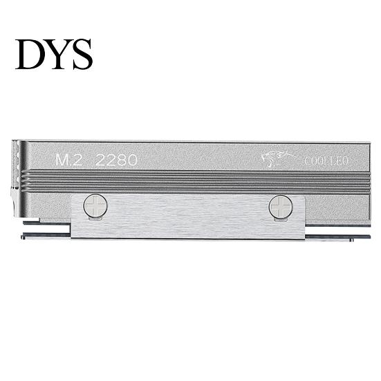 Computer SSD Heatsink M.2 2280 2 Heat Pipes Thermal Silicone Pad Aluminum Alloy Temperature Reduction Grill NVMe Solid State Drive Hard Disk