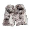 Winter Hat with Cartoon Deer Ears Plush Lining Ear Protection Hat Thickened Warm Adjustable Fit Leg Warmers Winter Wear