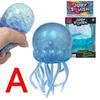 Hot! Push Bubble Squish Jellyfish Fidget Toy Super Solid Squish Stress Relief Squeeze Ball For Adults Anxiety Sensory Toy Gift