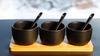 BOWLS CONTAINERS FOR SAUCE AND DIP 3 pcs SET