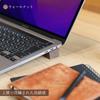 Suport pentru laptop kitoen, suport elegant din lemn pentru laptop, ușor de transportat, mic, compact și ușor, pentru masă, răcire pentru laptop, compatibil cu MacBook, MacBook Pro, MacBook