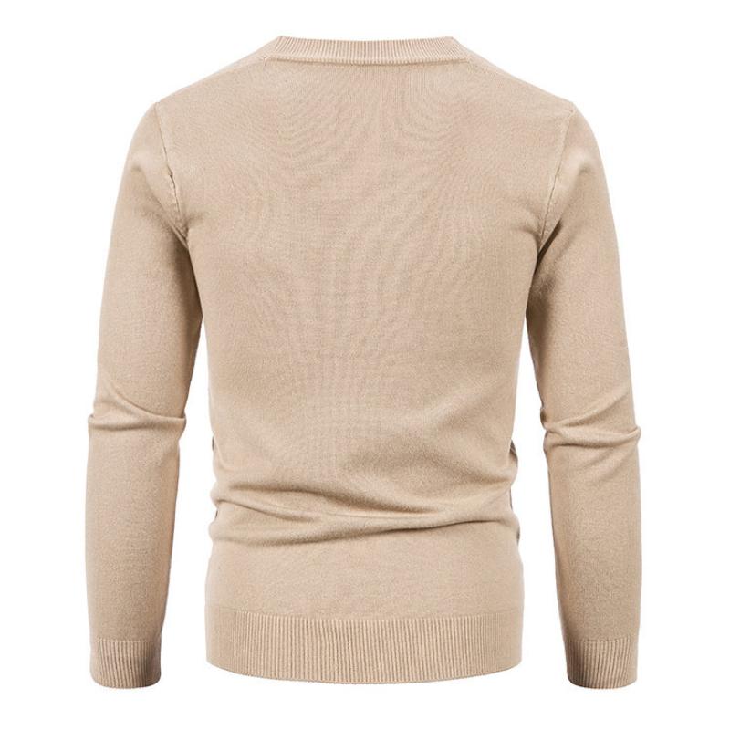 Spring and Autumn Knitwear Men's Korean Style Fashion Casual All-match Outer Sweater Coat Men's Thin Jacket