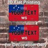 Custom Metal Tin Sign Retro Poster Bar Man Cave Garage Indoor Outdoor Wall Decor