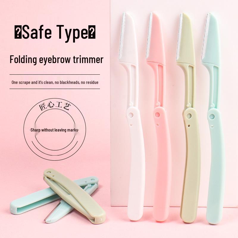 Folding Anti-Scratch Eyebrow Razor for Beginners - Daily Beauty Tool