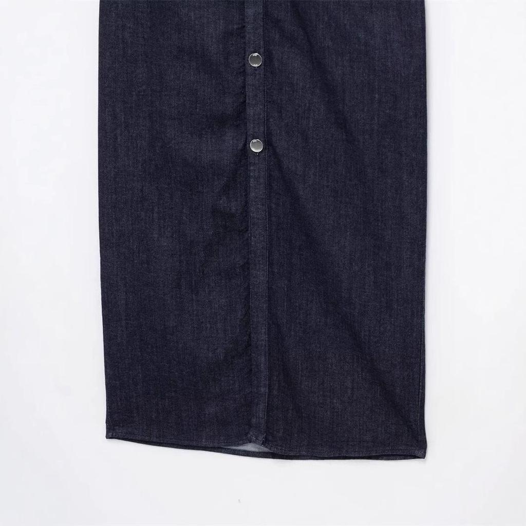 TAOP&ZA Dámské letní midi šaty bodycon s véčkovým výstřihem a bočním řasením