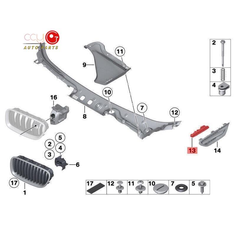 51137336645 51137336646 Yeni Ön Sol+Sağ Krom Çamurluk Kaplama Kalıbı BMW F10 F11 528i 535i için ATPP1213113001 511353228371D