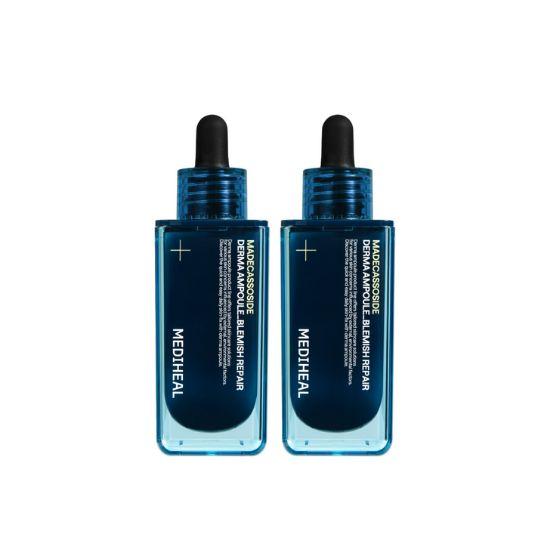 MEDIHEAL Madecassoside Derma Ampoule Blemish Trace Repair Soothing Serum 50ml x2