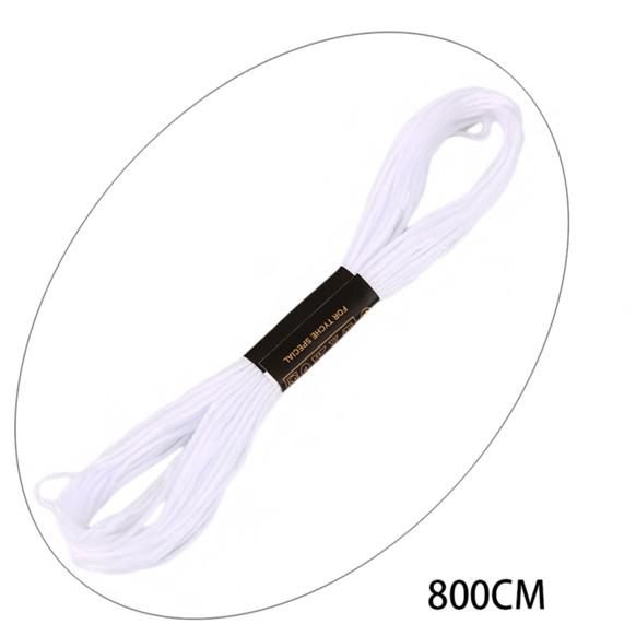 12Pcs Embroidery Floss Kit Handmade DIY Cotton Stitch Threads Strands for Sewing Craft & Needlework Projects