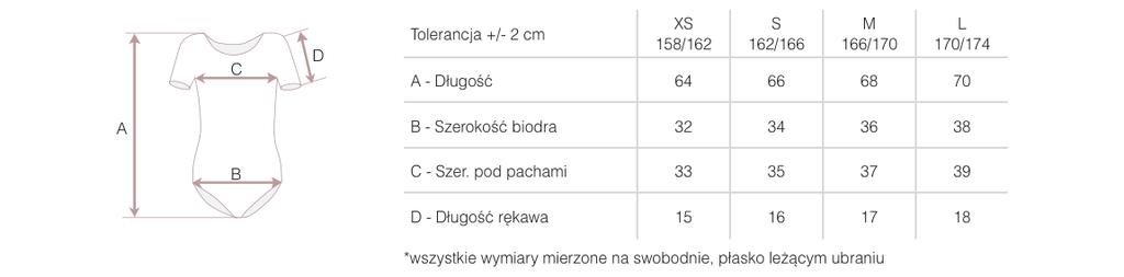 Body Carmen Baletowe Do Tańca Gimnastyki Wrzosowe M