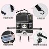 Car storage bag cute panda car hanging storage bag creative multi-functional wear-resistant anti-kick pad