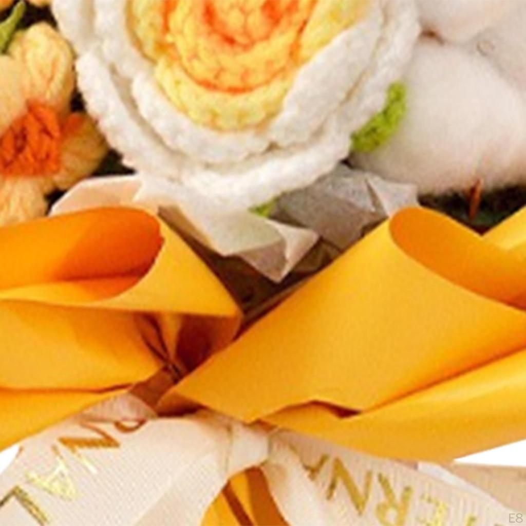 Bonch Knitting Bouquet Done By Hand