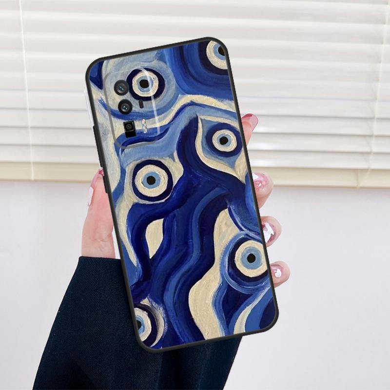 Evil Eye Cover For Xiaomi 15 14 13 Ultra 11T 12T 13T 14T Pro POCO X7 Pro X3 X5 X6 M6 F5 F6 Pro Case