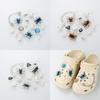 Colorful Butterfly Pearl Shoe Charm Buckle - Detachable Accessory for Holey Shoes
