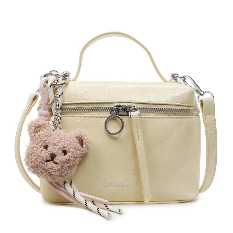 Burst pattern portable small bag women's 2025 summer new trendy lunch box bag niche shoulder messenger bag wholesale