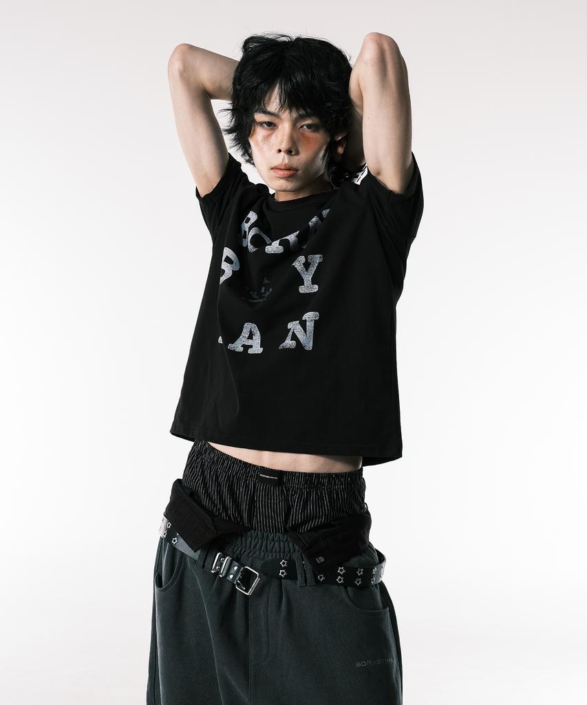 Bonbaihan Unisex Born By Han Linger T-Shirt Black