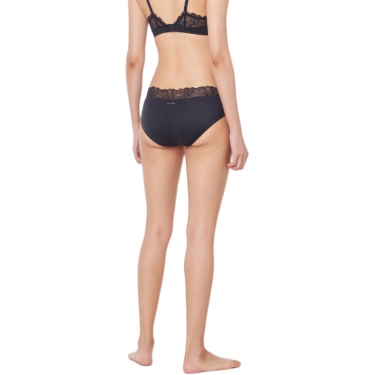 Calvin Klein Soft Comfortable Solid Color Lace Low Rise Triangle Underwear Women Underwear QF8446AD-UB1