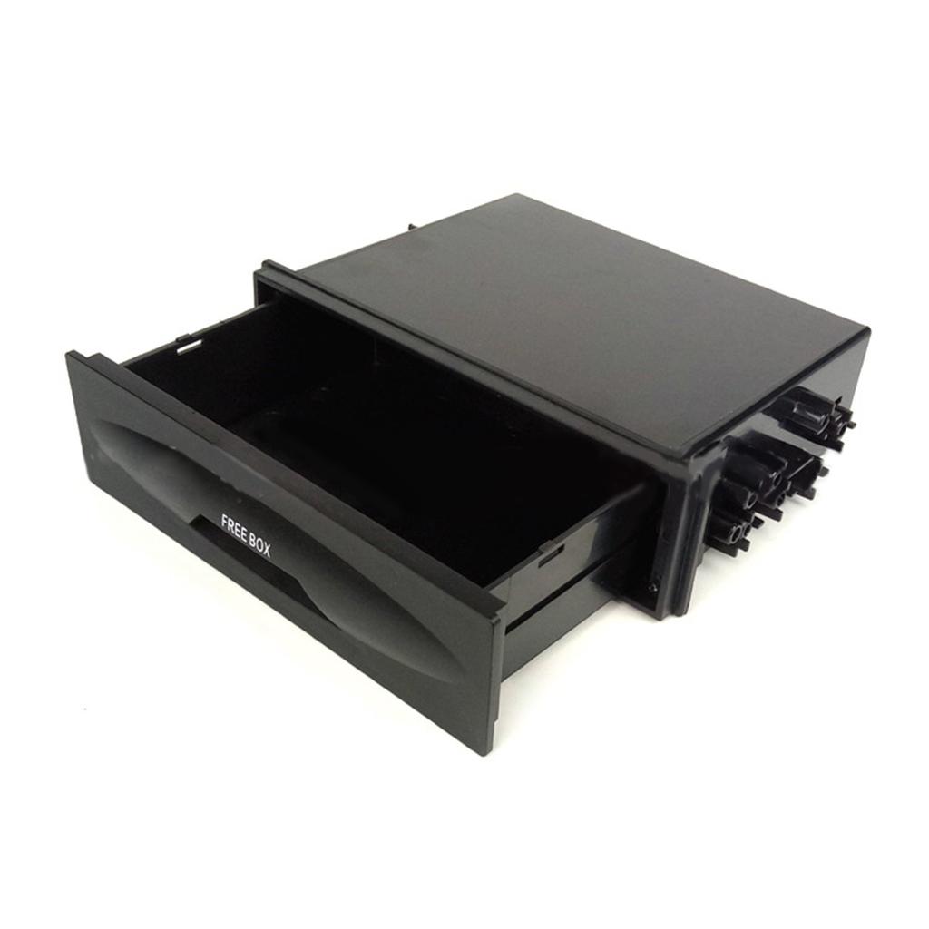 Pocket Dash Kit Black for Single DIN Installations Universal Car Single 1 Din Dash Radio Installation Pocket Kit