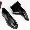 Fashion Top Quality Men Ankle Boots New Arrival Elegantes Male Brogue Shoes Luxury Formal Dress Footwear Classic Winter Plush Snow Boots