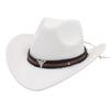 Unisex Trendy Western Cowboy Hat Cowgirl Cap Fedoras Costume Accessory For Halloween Christmas Birthday Masquerade Party Hats