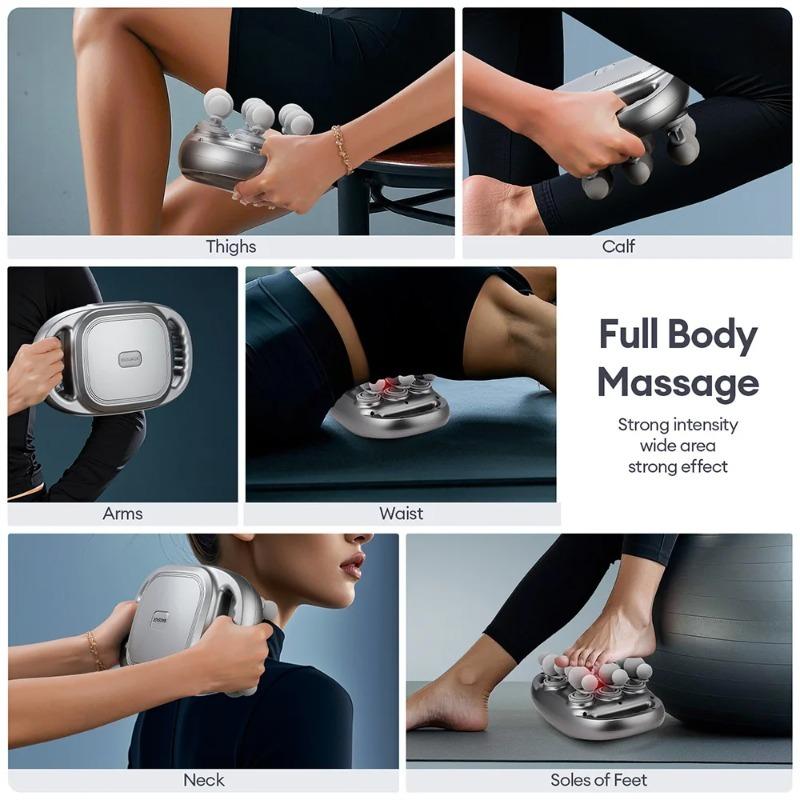 18-Head Fascia Gun High-Frequency Vibration Body Massage Gun Back and Waist Massager Neck Shoulder Massager Muscle masajeador