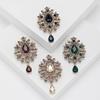 Rhinestone Snowflake Pins for Women Unisex Shiny Glass Flower Brooches Event Party Backpack Decoration Clothes Accessories