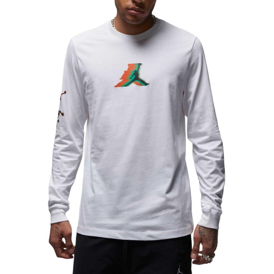 Air Jordan Brand Long-Sleeve T-Shirt  White  Men s FB7455-100 XL