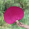 Natural Palm-Leaf Woven Fan Lightweight Straw Fan Vintage Rattan Fan  Summer