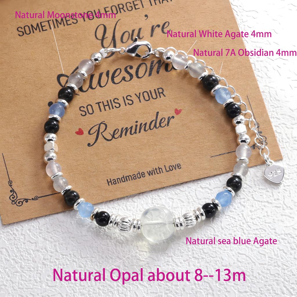 VENTFILLE 925 Sterling Silve Red Agate Bracelet for Women Flower Pendant Lucky Bead Originality Jewelry Gift Dropshipping