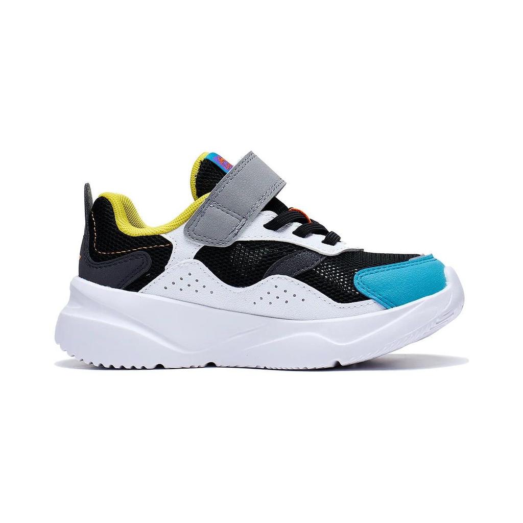 Li-Ning Cloud Non-Slip Shock Absorbing Wear-Resistant Lightweight Casual Shoes Kids Sneakers Black White Purple YKNT054-3