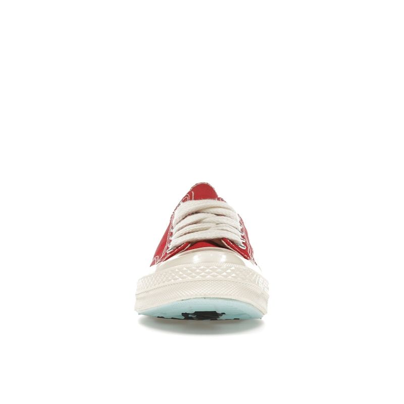 Golf Le Fleur X Converse Chuck 70 Low Darryl Pack - Salsa Unisex Sneakers Red Antique-White Black A12145C
